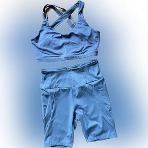 MPG Sport- Sports Bra and Bike Short Set